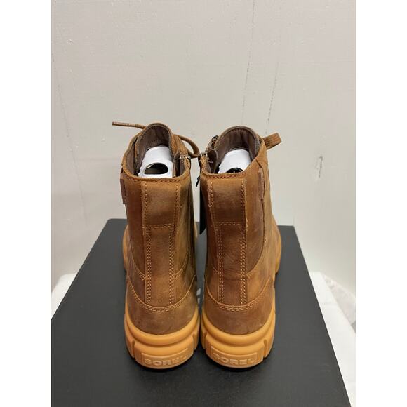 Sorel Women's Boots NEW in Box Size 7 Explorer STRT Lace Boot Velvet Tan brown - Picture 4 of 5